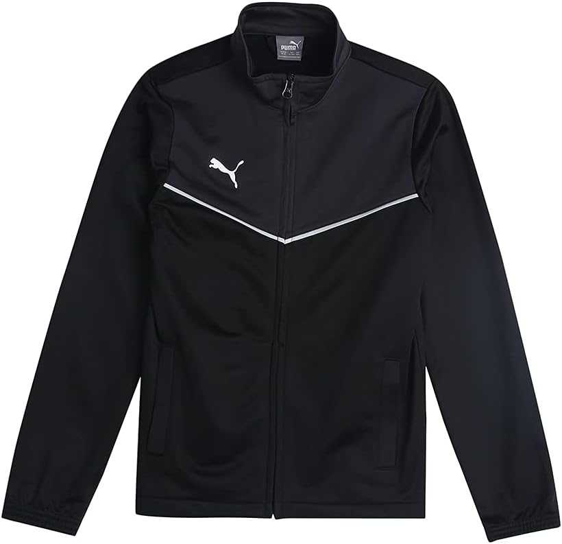 PUMA Jungen Individualrise Jr Trainingsanzug 140 Black Asphalt Gray, 140 Black Asphalt Gray