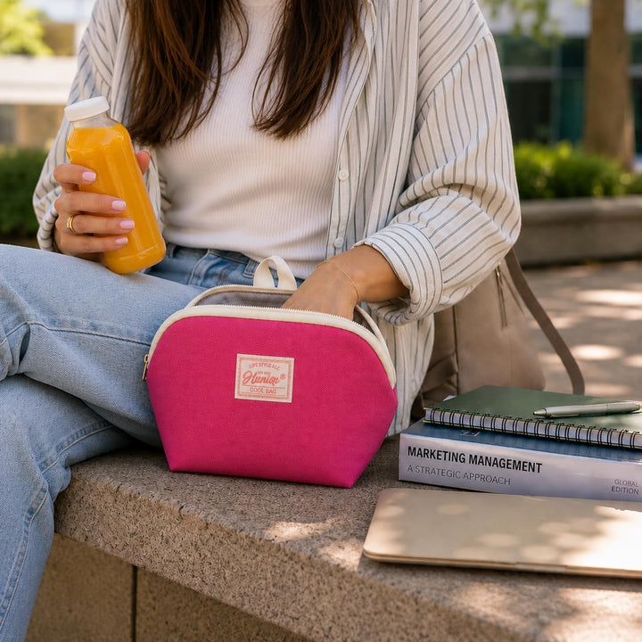Cool Bag - Kühlrucksack Klein - Lunchtasche Damen - Mini Kühlbox - Lunch Tasche Damen - Meal Prep Ta