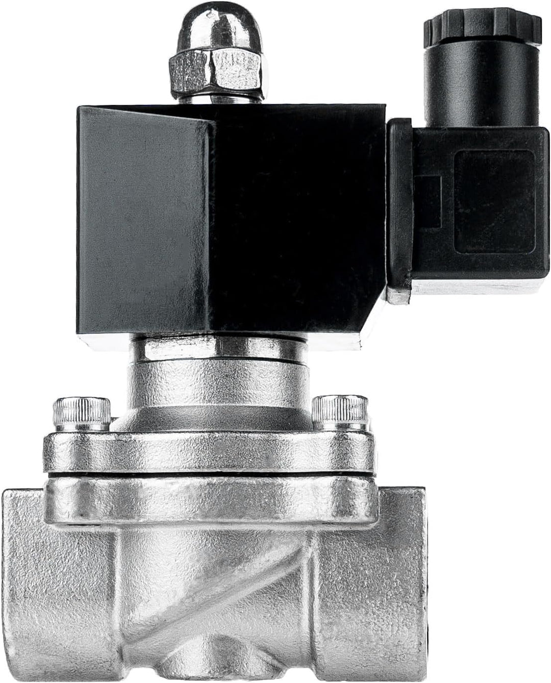 FSA Magnetventil Edelstahl 304 3/4" 24V DC 0-10 bar Viton stromlos geschlossen, 3/4" 24v DC