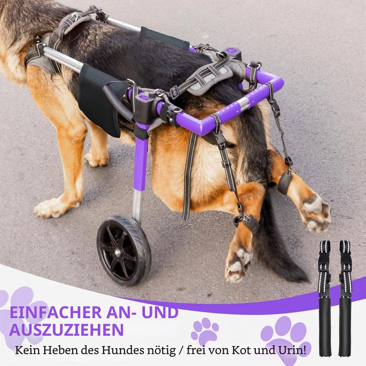 Hunderollstuhl für Hinterbeine - Hunderollstuhl Extra Extra Large, Extra Extra Large