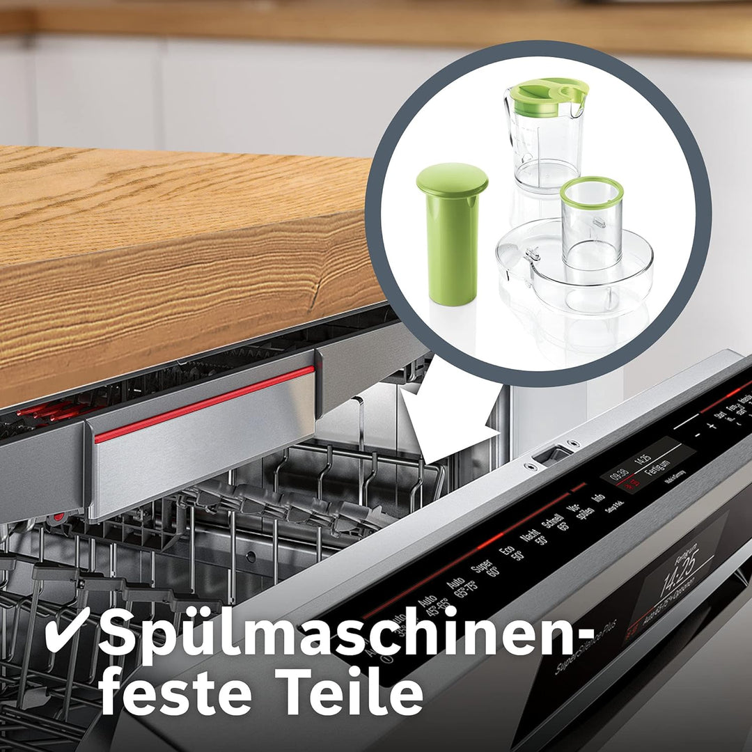 Bosch Entsafter VitaJuice 2 MES25G0, elektrische Saftpresse für Obst und Gemüse, grosser Einfüllscha
