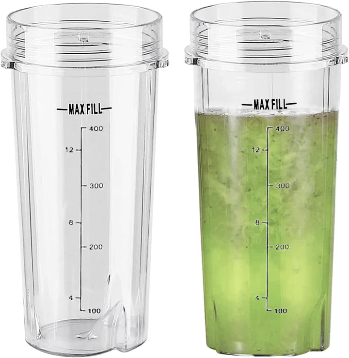 470ml Cup Becher Ersatzteile für Ninja 700W Slim Mixer Smoothie Maker QB3001UKS/ QB3001EUS/ QB3000/