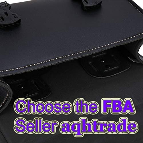 1x Motorrad Satteltaschen Leder wasserdichte Platz Satteltasche Seitliches Brot Werkzeugkasten Speic