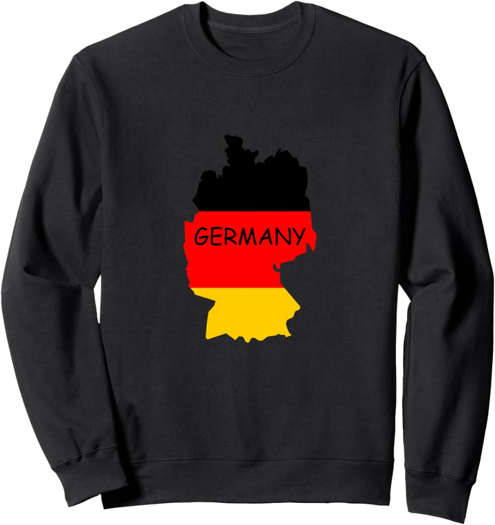 Flaggenkarte Deutschland Sweatshirt