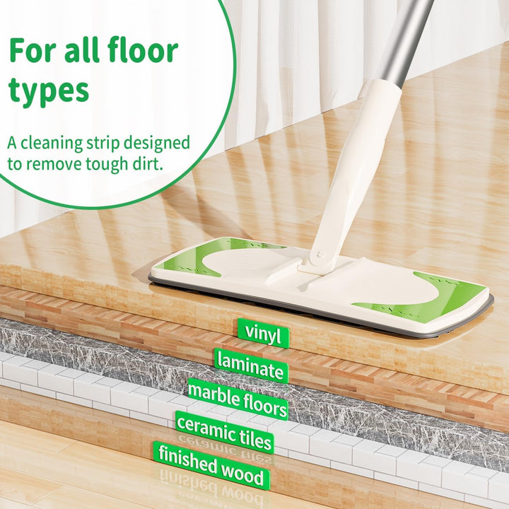 Joy Cruise Sweeper 2-in-1 Trocken- und Nassreinigungsgerät, professionelles Bodenwisch- und Kehrset