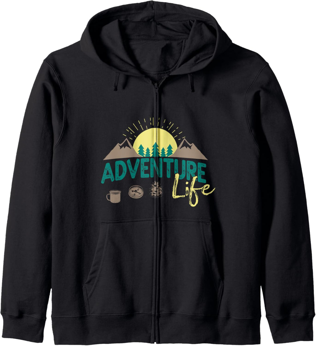 Adventure Life Wohnmobil Camping Überlandung 4x4 Nomad Kapuzenjacke