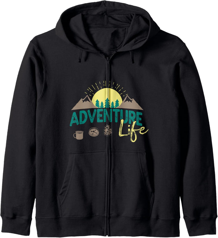 Adventure Life Wohnmobil Camping Überlandung 4x4 Nomad Kapuzenjacke