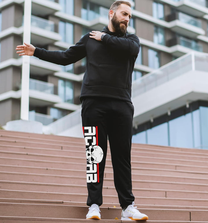 ACAB Herren Jogginghose | Fussball Ultras Sport Hose Freizeithose Hardcore 1312 | M4 (XL)