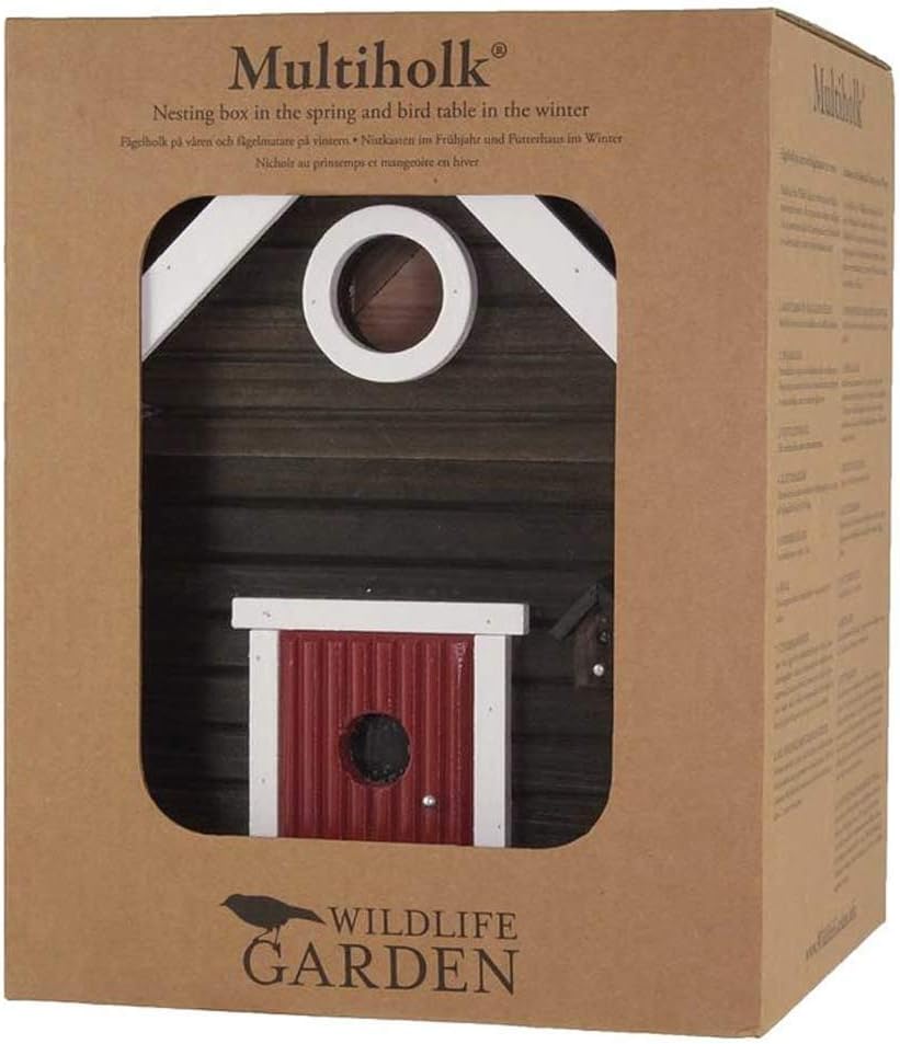 Wildlife Garden Multiholk Nistkasten Vogelhaus DARK VILLA Holz