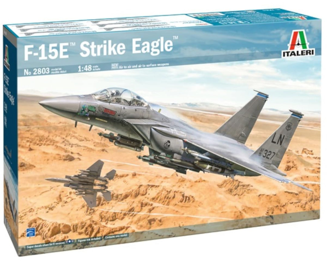 Italeri IT2803 2803 F-15E Strike Eagle, Massstab 1:48, Plastic Model Kit, Modell aus Kunststoff zum