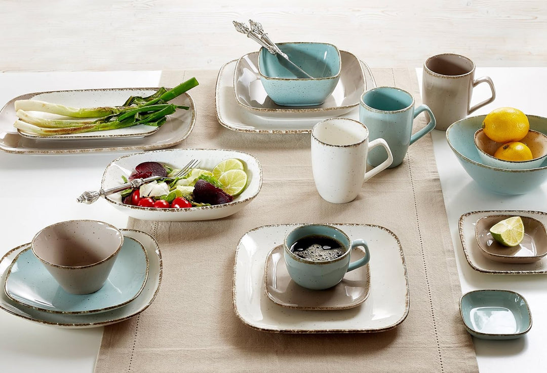 Ritzenhoff & Breker Kaffeeservice Casa, 12-teilig, Nougat, 33 x 33 x 18 cm Kaffeeservice Nougat, Kaf
