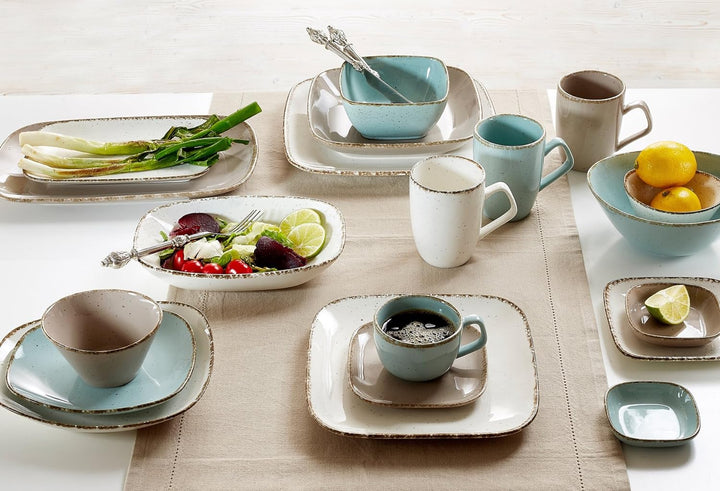 Ritzenhoff & Breker Kaffeeservice Casa, 12-teilig, Nougat, 33 x 33 x 18 cm Kaffeeservice Nougat, Kaf