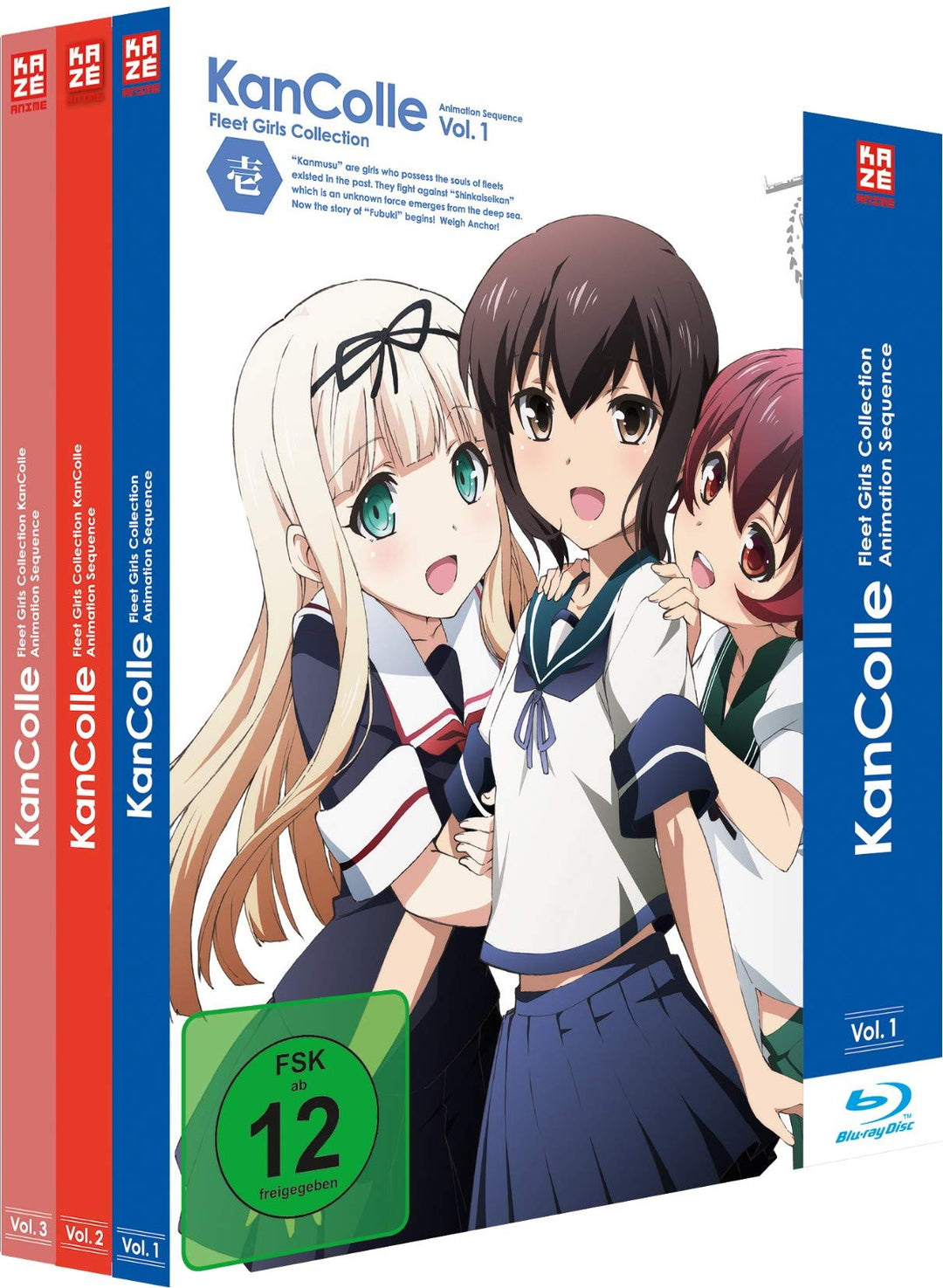 KanColle - Fleet Girls Collection - Gesamtausgabe - Bundle - Vol.1-3 - [Blu-ray], Blu-ray