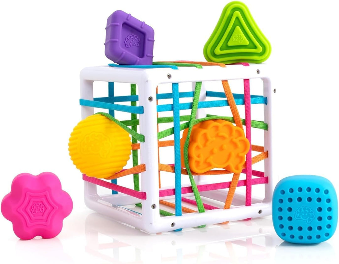 Fat Brain InnyBin Spielzeug, Kinder Vorschulspielzeug, Lernspielzeug, Formsortierer, Spielzeug für B