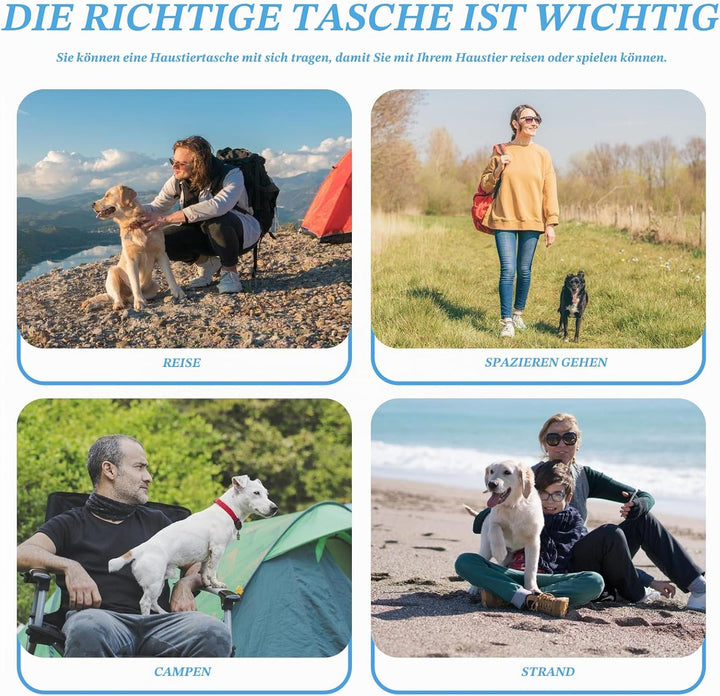 Hundetasche, Verstellbarer Schultergurt Hundetragetasche, Hundetragetasche bis 15 Kg, Hundetasche fü