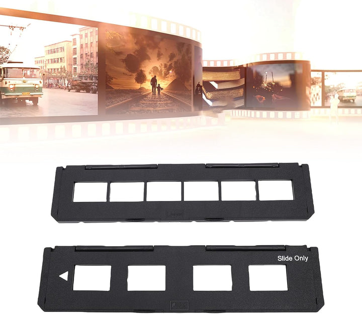 Filmscanner-Halterungsset, 135-mm-Dia-4-Loch- und 35-mm-Langschubladen-Dia-Negativfilmhalter 6-Loch,