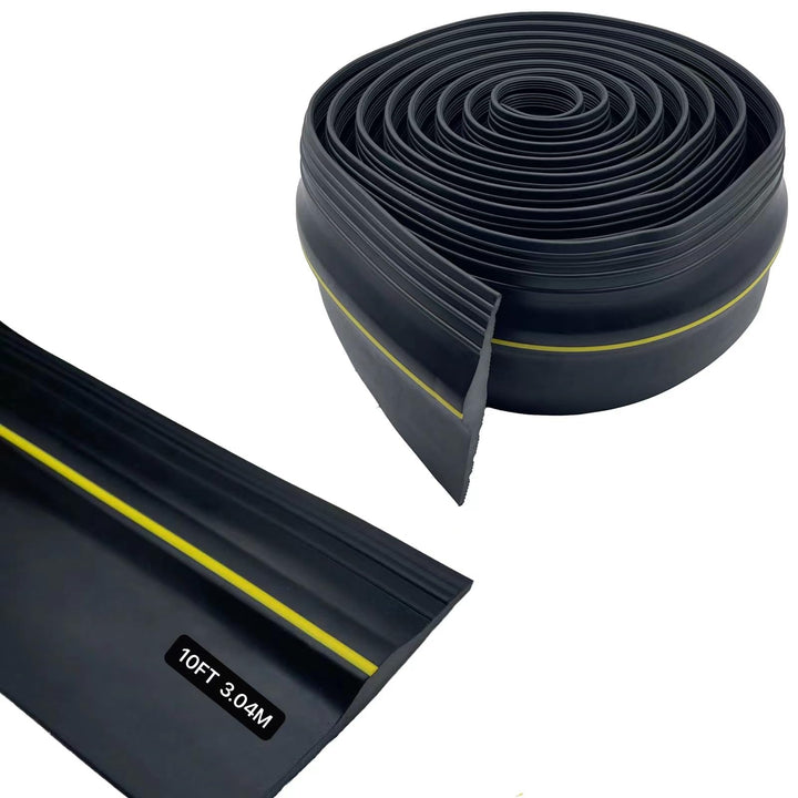 Garagentor Dichtung 3M universeller Schwellendichtung Wetterfeste Gummi-Bodenabdichtung，Gummi DIY Bo
