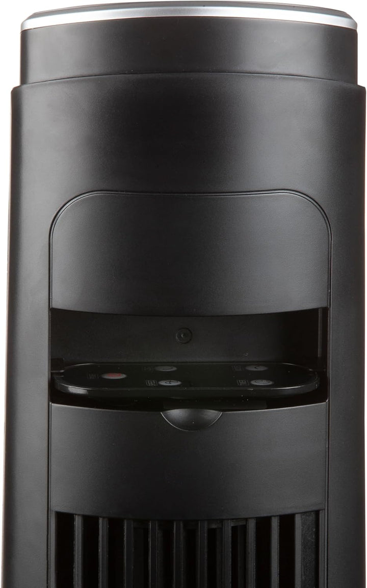 DOMO DO8127 Säulenventilator - 3 Modi + 3 Geschwindigkeiten - 107 cm Höhe, Silber/Schwarz