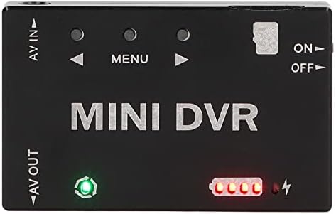 Dilwe RC-Videorecorder-Modul, Mini-RC-DVR-Modul Video NTSC PAL Umschaltbar Eingebauter Akku Video-Au