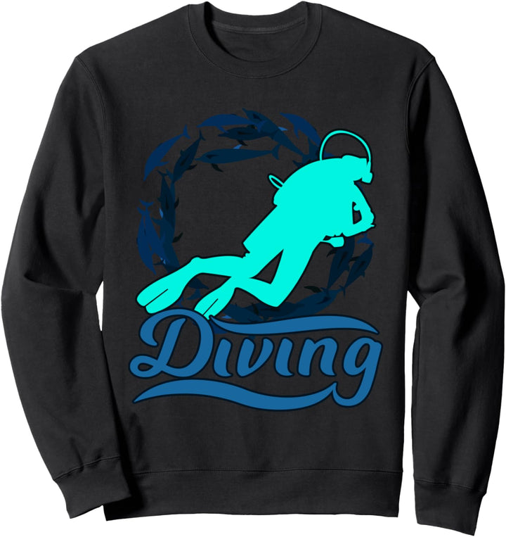 Tauchen mit Haien Taucher Geschenk T Shirt Sweatshirt
