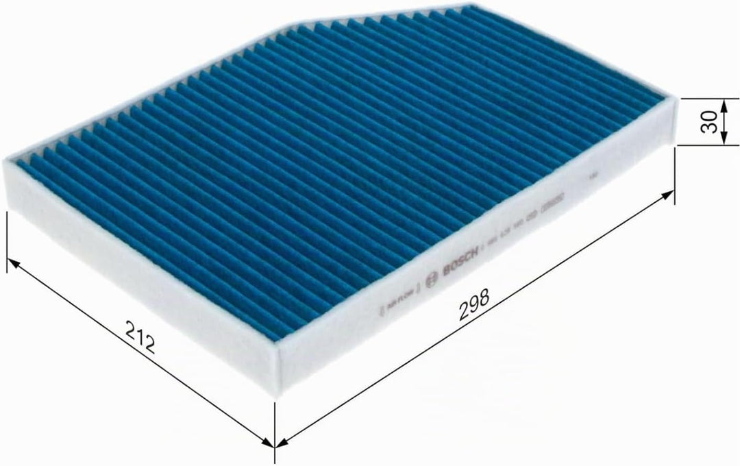 Bosch A8580 - Innenraumfilter FILTER+pro antibakteriell, wirksam gegen übel riechende Gase, Viren, S