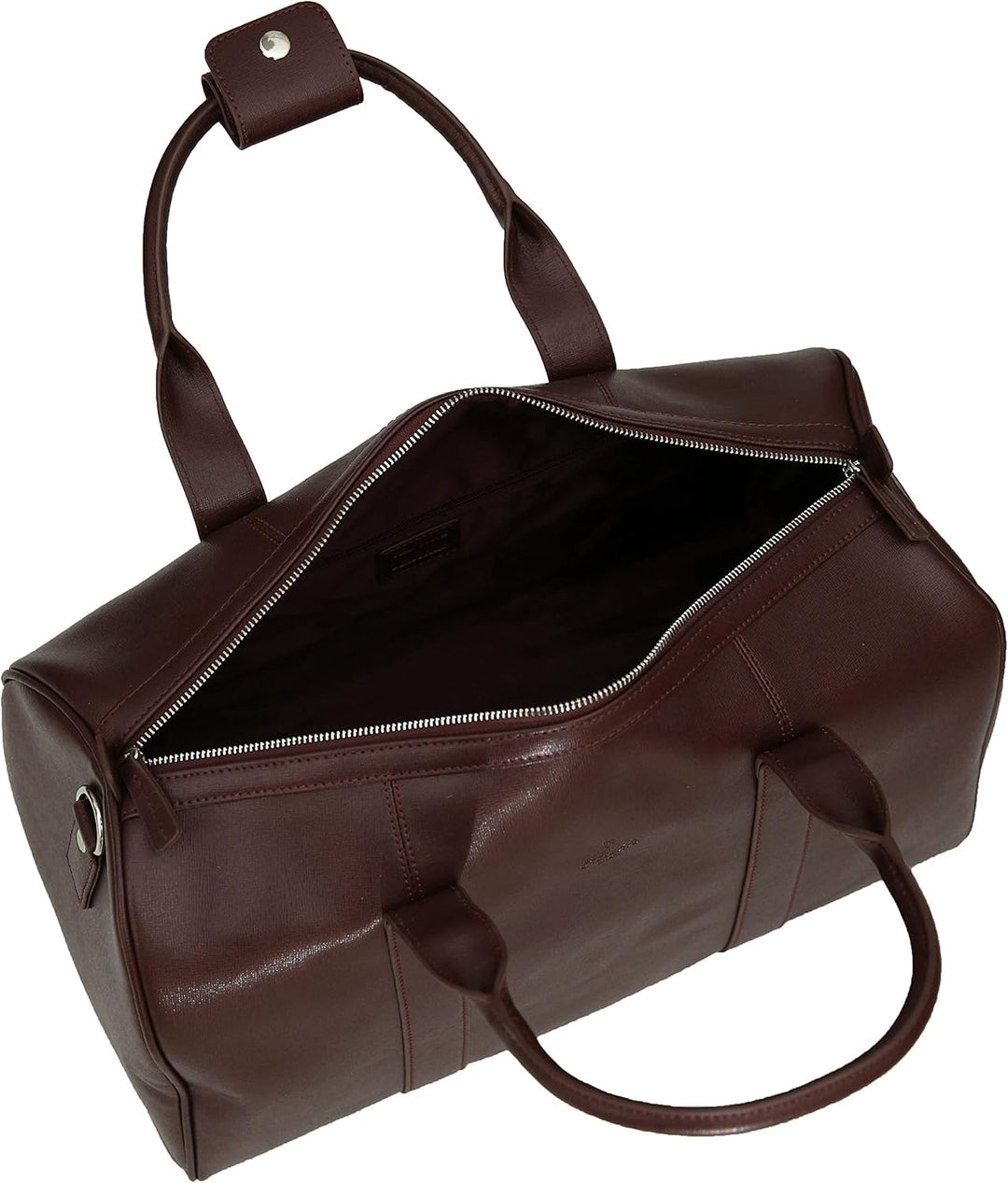 S. Babila Kollektion aus Saffianleder - Weinrot - Reisetasche (46 cm) Reisetasche (46 cm) Weinrot, R
