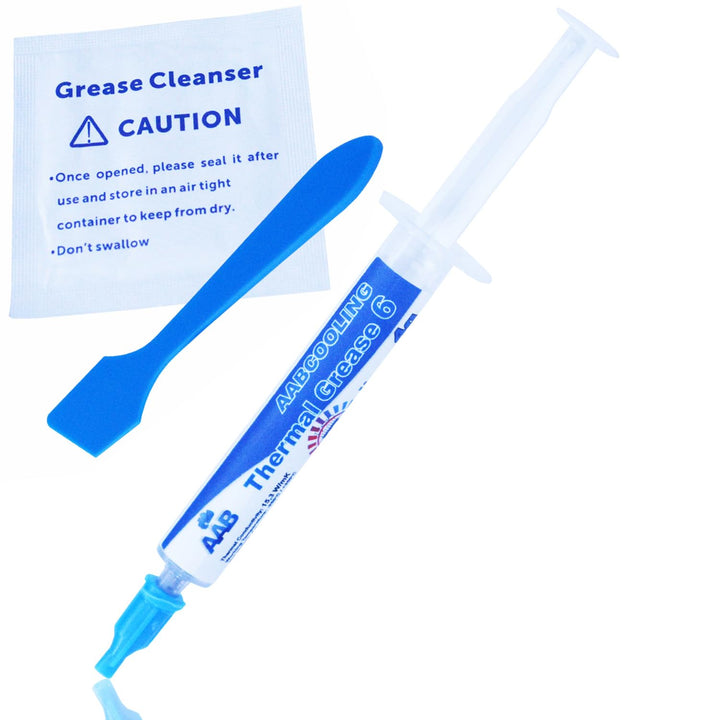 AABCOOLING Thermal Grease 6-4g - Hochleistungs 15,3W/mK Wärmeleitpaste mit Silber - Hoher Wärmeleitf