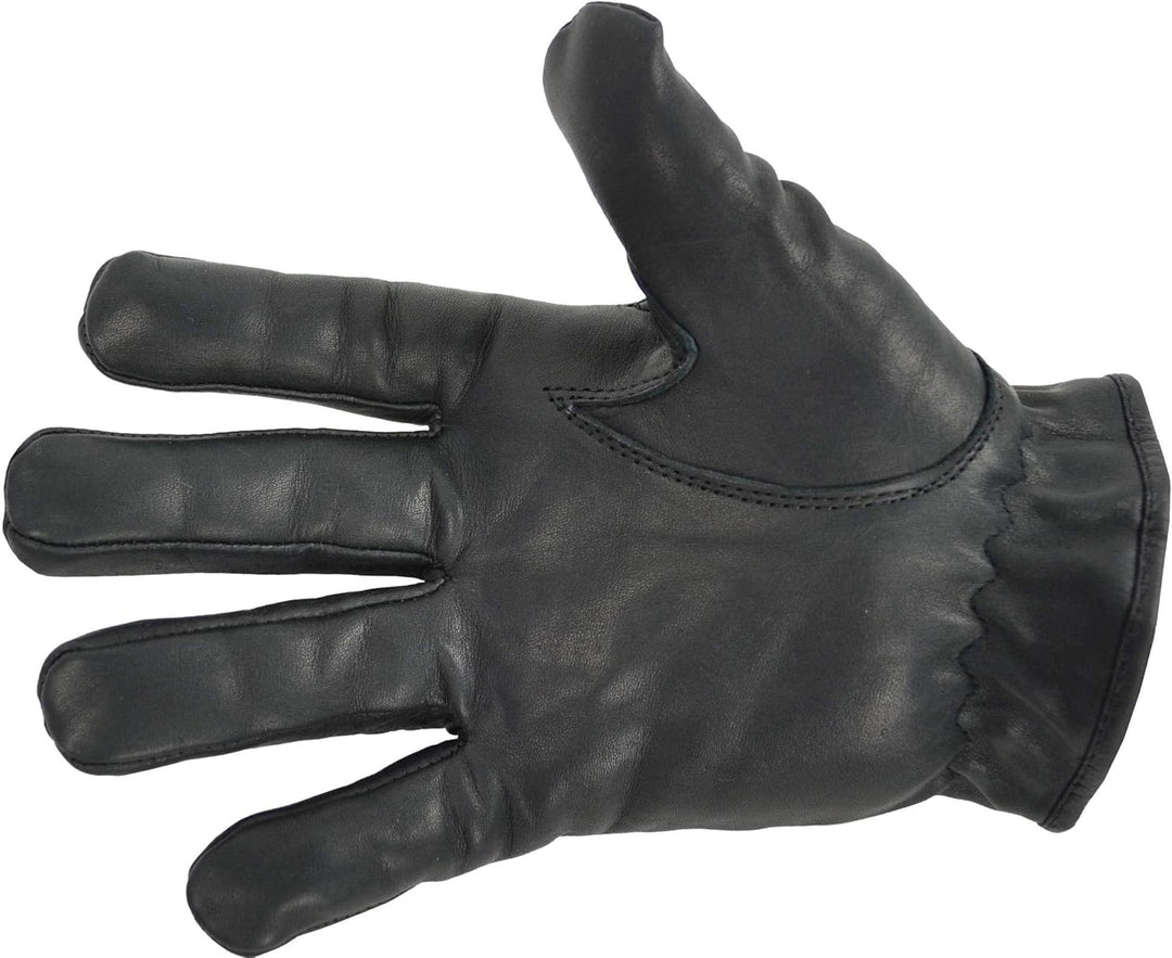 normani Quarz Lederhandschuhe aus Rindsleder und Quarzsand - hohe Schlagkraft Farbe Dunkelschwarz Gr