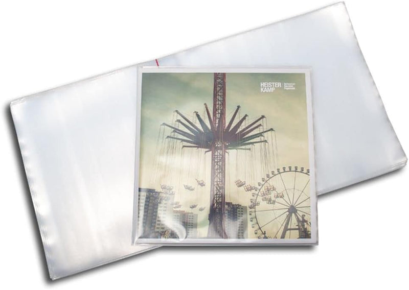 Protected Doppel LP Schutzhüllen aus PE (50 Stück)