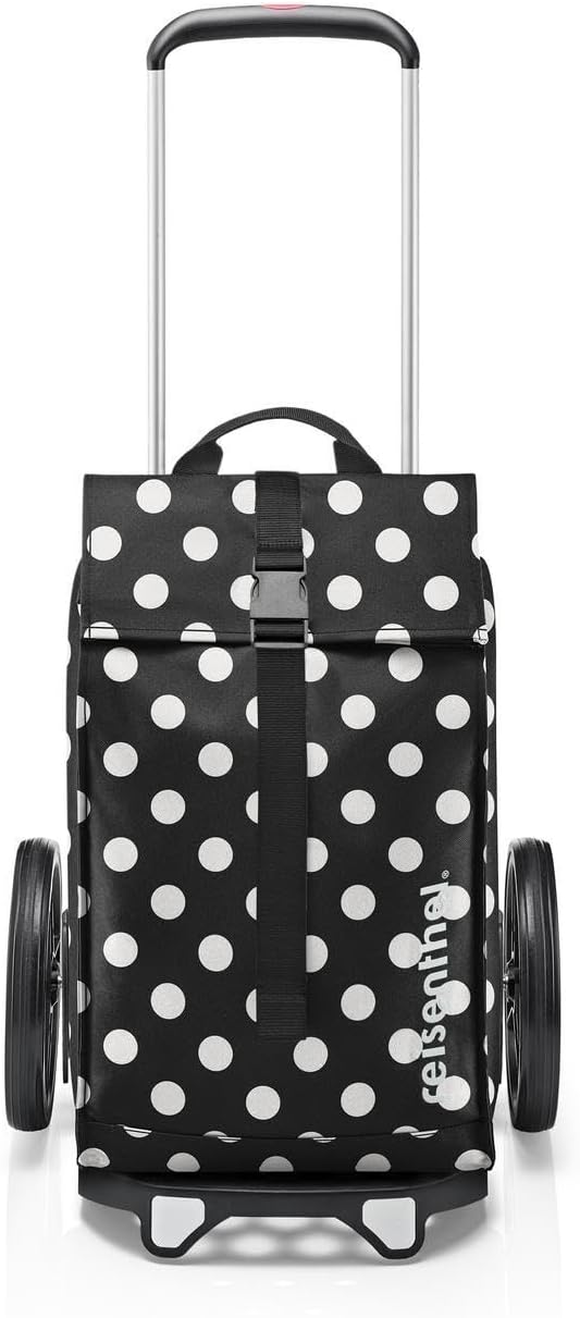 reisenthel Citycruiser dots White – Praktische Einkaufstasche mit Mehreren grossen Fächern als Troll