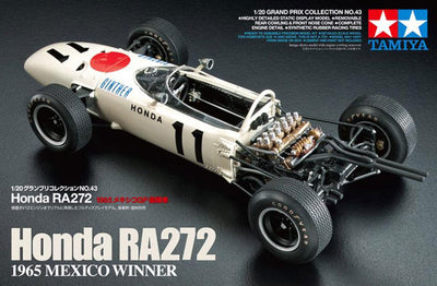 Tamiya Fahrzeug 20043 1:20 Honda RA272-Originalgetreue Nachbildung, Modellbau, Plastik Bausatz, Bast