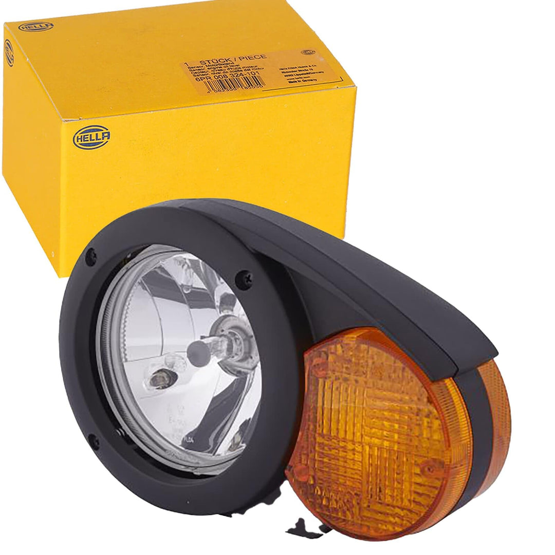 HELLA - Halogen-Hauptscheinwerfer - Combi 133 - 24V - Referenzzahl: 12.5 - Anbau - glasklare Streusc