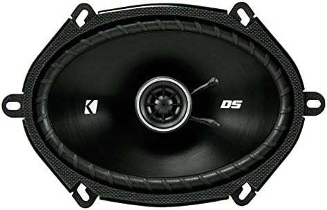 KICKER 43DSC6804 6x8 Zoll Koax-LS Schwarz