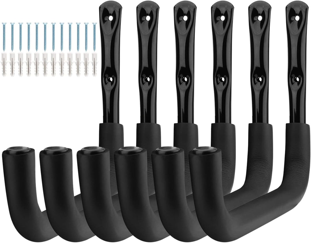 pipabiba Robuste Garagen-Aufbewahrungshaken, Gartenwerkzeuge, Aufbewahrung, Utiltiy-Aufhänger, Wandh