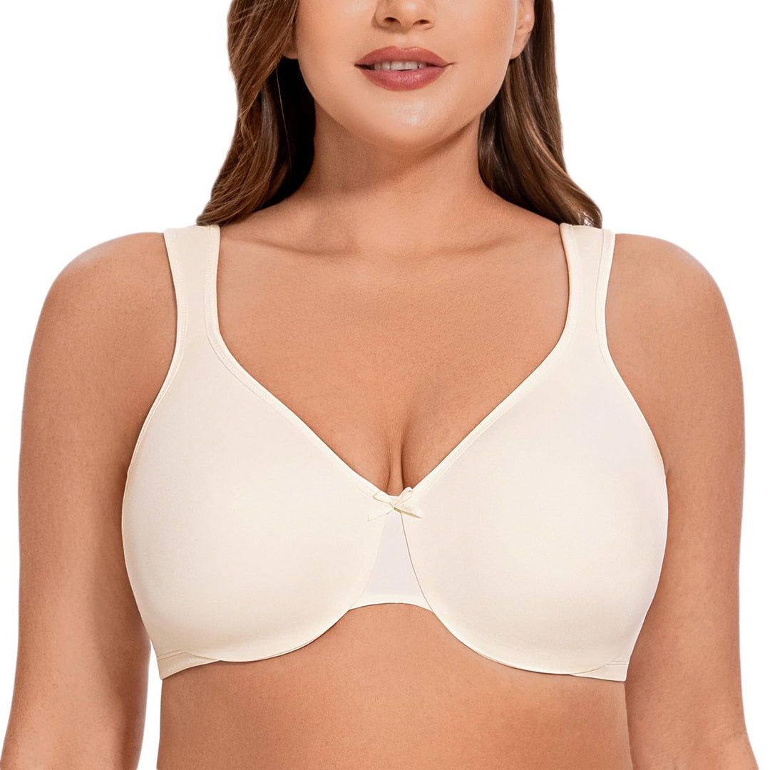 MELENECA Damen-Minimizer-BH in Übergrösse, vollständig bedeckend, nahtlos, nicht gepolstert 70C Gebr