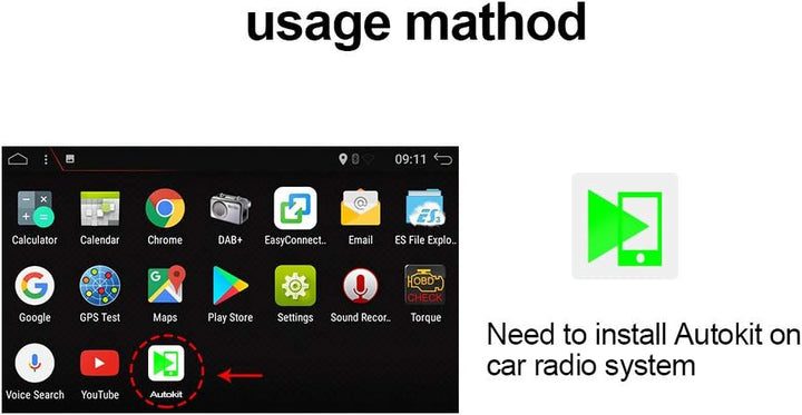 JOYX Wireless CarPlay Dongle for Android Car Radio | Android Auto | Black, Wireless Carplay