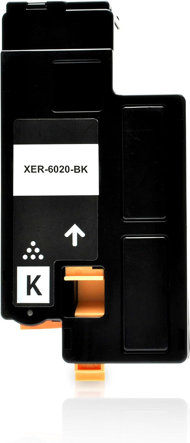 5 Toner kompatibel mit Xerox Phaser 6020BI, 6022, 6027, WorkCentre WC 6025, 6027 - Schwarz je 2.000