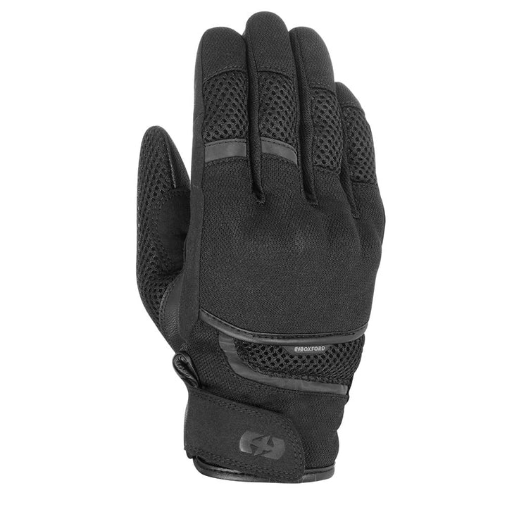 Oxford Brisbane Air Herren Kurzer Sommerhandschuh Stealth Black S, Stealth Black S
