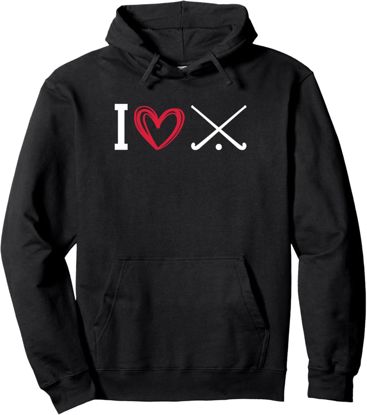 I Love Feldhockey Pullover Hoodie