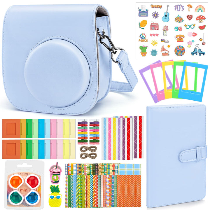 Eurhomewit Sofortbildkameras Zubehör Set für Fujifilm Instax Mini 12, Enthält Tasche für Instax Mini