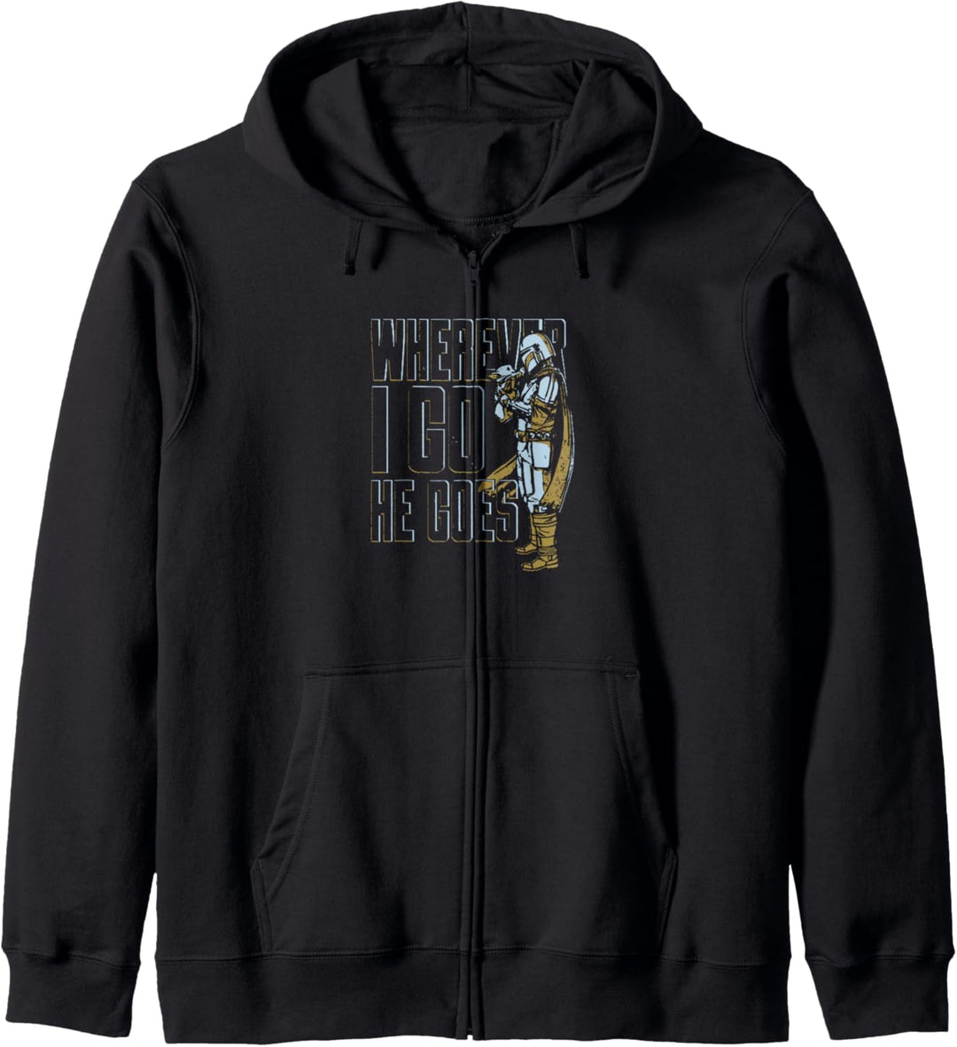 Star Wars: The Mandalorian & Grogu I Go Where He Goes Kapuzenjacke