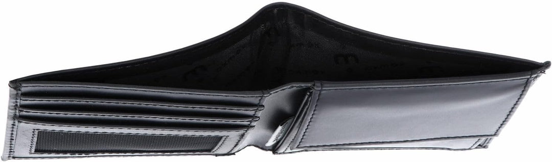 Oxmox Geldbörse Leder Leather Pocketbörse Jumping-Jack Embossed Black, Jumping-jack Embossed Black