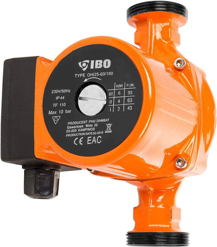 IBO 25-60/180 OHI, Orange Typ 3, Typ 3
