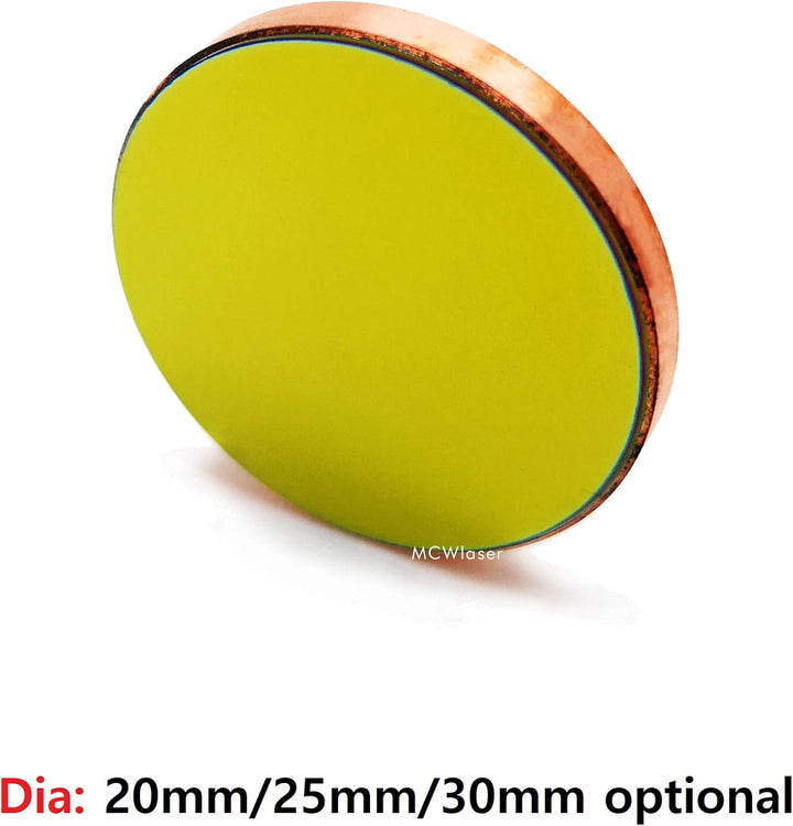MCWlaser Cu Kupfer CO2 Laser Spiegel Reflexions Mirrors 1 STÜCKE Durchmesser: 20mm für 10,6um High P