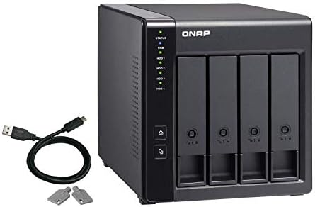 QNAP TR-004 4 Bay Desktop NAS Expansion - Optional Use as a Direct-Attached Storage Device