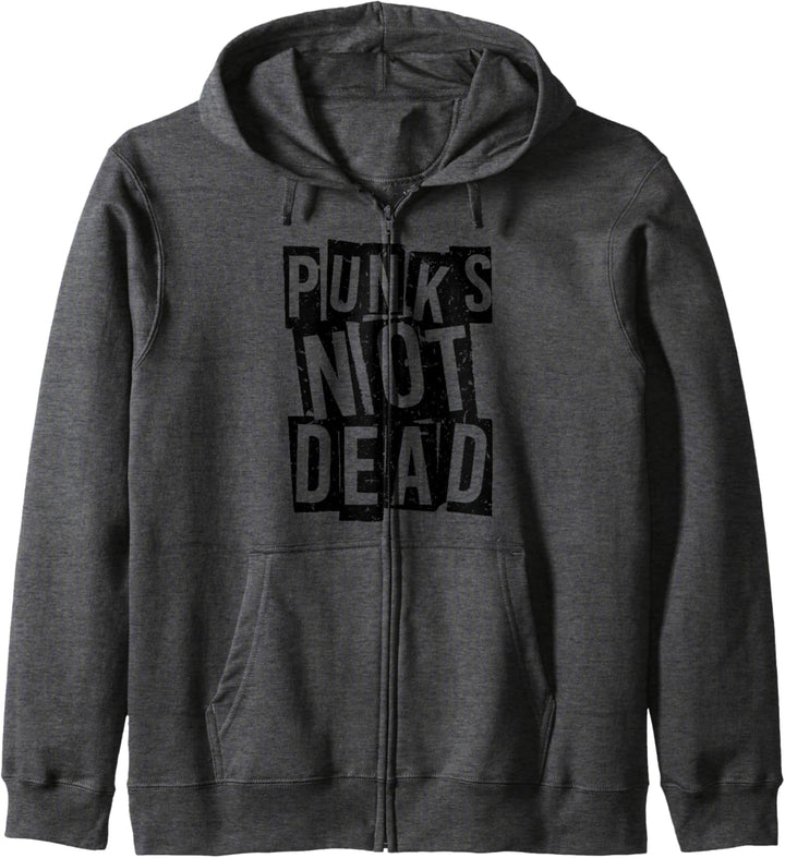 Punks Not Dead - Vintage Grunge - Punk Is Not Dead - Rock Kapuzenjacke