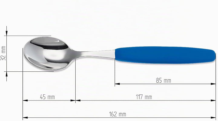 6er Set Giesser Messer Besteck Teelöffel Kaffeelöffel Löffel klein Rostfreier Stahl, Ergonomischer G