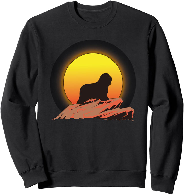 Bearded Collie Sunrise Sweatshirt