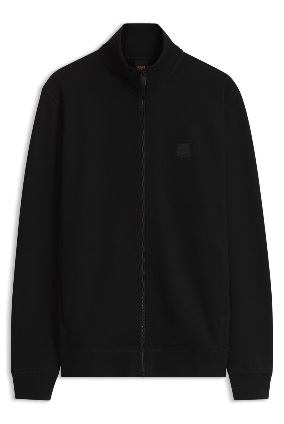 BOSS Herren Zestart Jacke aus Baumwoll-Terry mit Reissverschluss und Logo-Aufnäher XS Black 001, XS