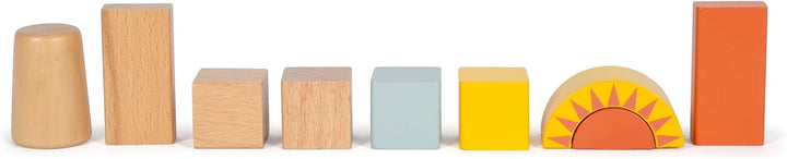 small foot Holzbausteine „Dino“, Bausteine-Set aus FSC 100%-zertifiziertem Holz, für Kinder ab 1 Jah
